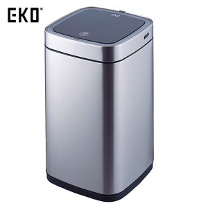 EKO ゴミ箱 エコスマート X 充電式センサービン 12L シルバー センサー式 USB充電式 インナーボックス付 EK9252RGMT-12L