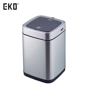 EKO ゴミ箱 エコスマート X 充電式センサービン 6L シルバー センサー式 USB充電式 インナーボックス付 EK9252RGMT-6L