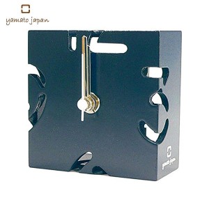 ヤマト工芸 置き時計 パズル ミニ カラー：紺 YK10-106　木製 D2310