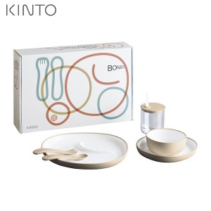 KINTO BONBO 子供用食器 6点セット ボンボ プラスチック アイボリー 26400 キントー