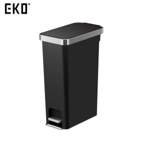 EKO ゴミ箱 ハナ スリム ステップビン ブラック 40L EK6268-40L-BL