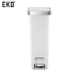 EKO ゴミ箱 ハナ スリム ステップビン ホワイト 40L EK6268-40L-WH