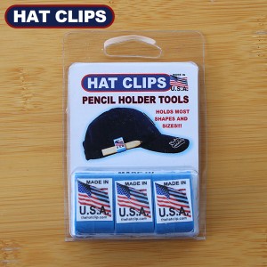 HAT CLIPS 3個入(帽子に取り付けるペンホルダー) ブルー ハットクリップ PENCIL HOLDER TOOLS GOTTA HAVE PRODUCTS USA 青