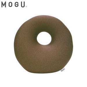 MOGU プレミアム ホールクッション ブラウン 約35×36×15/7cm モグ