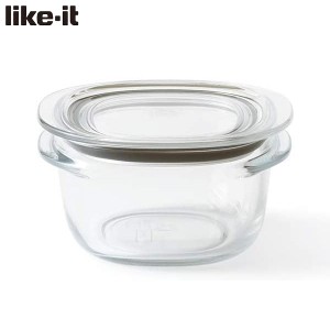 like-it キッチン収納 調理ができる 保存容器 S クリア FC-001 200mL ライクイット 冷凍保存可 食器洗い乾燥機可