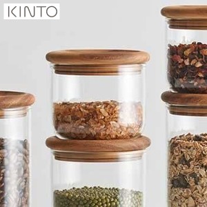 KINTO BAUM NEU キャニスター 450ml 28560 バウムノイ キントー 保存容器 木蓋 ガラス容器