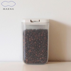 MARNA 保存容器 トール ホワイト 約1.2L K763 GOOD LOCK CONTAINER マーナ