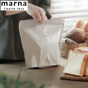 MARNA パン冷凍保存袋 1斤 2枚入 ベージュ K782BE マーナ