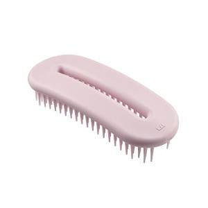 貝印 オーバルリングヘアブラシ 濡れ髪用 ピンク KQ3166