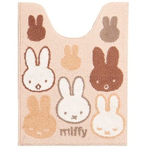 センコー ミッフィー サプライズミッフィー トイレマット ロング丈 約80×60cm ベージュ miffy 65344