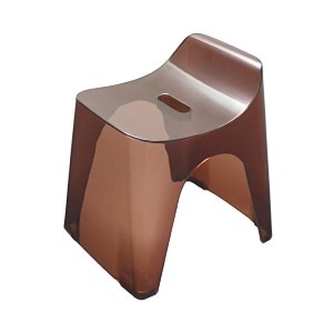 シンカテック HUBATH 風呂椅子H30 座面高さ30cm クリアブラウン 427598 ヒューバス