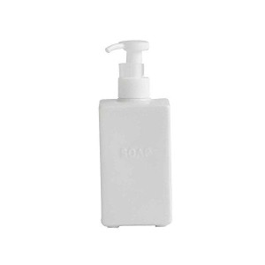 LOLO ディスペンサーボトル 磁器 ポンプ式 手洗い 陶器 除菌 日本製 (ソープ スクエア 白) ロロ