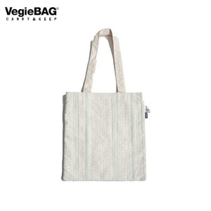 VegieBAG +see microscopeVegie トートバッグ ポケット付き リバーシブル 2WAY ベジバッグ イデアポート(Idea Port) 