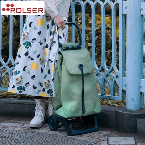 Rolser ショッピングカート ベビー ジョイ カラー ツイード グリーン 36L RS-104C 日本オリジナルフレーム 静音 軽い 段差もなめらか ス