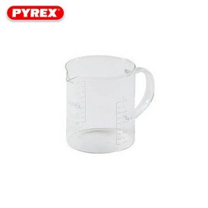PYREX メジャーカップ 計量カップ ハンドル付 500mL Blow ブロー 耐熱ガラス 電子レンジ対応 食洗機対応 CP-8639 パイレックス パール金