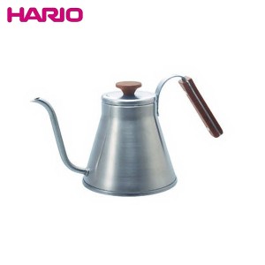 HARIO V60 ドリップケトル ウッド シルバー 800mL ガス火・IH対応 VKW-120-HSV ハリオ 日本製