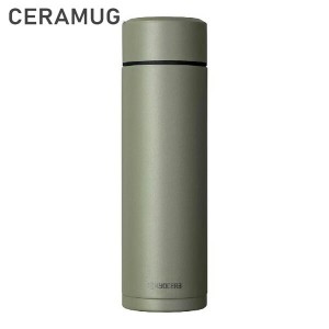 CERAMUG セラブリッドマグボトル 300mL カーキ MB-10SBKH 水筒 魔法瓶 セラマグ 京セラ KYOCERA 緑 PFASフリー PFOAフリー D2308