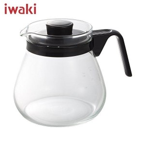 iwaki コーヒーポット 1000 1L ブラック 耐熱ガラス KT7966-BK3 イワキ AGCテクノグラス