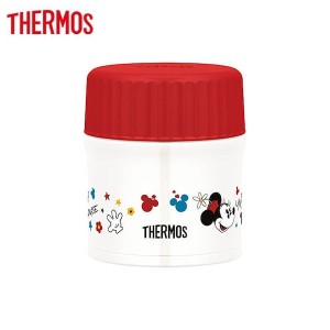 THERMOS 真空断熱スープジャー 300mL ディズニー ブラックレッド JBU-301DS BKR サーモス