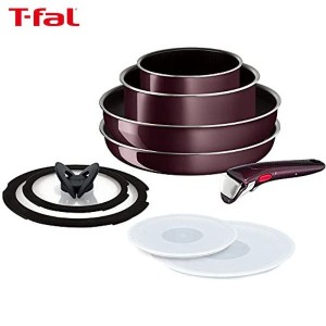 T-fal 鍋・フライパン 9点セット インジニオ・ネオ ヴィンテージボルドー・インテンス セット9 ガス火専用 L43991 ティファール