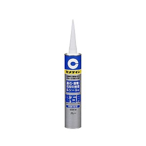 セメダイン 墓石用 接着剤 グレー 333mL RE-410 D2305