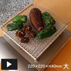 丸十金網 セラミック焼網 大 22cm 0703-002 Marujyu-kanaami 南海通商