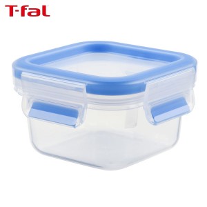 T-fal マスターシール フレッシュ MW スクエア 200mL ホワイト+ブルー 保存容器 N10146 ティファール D2312