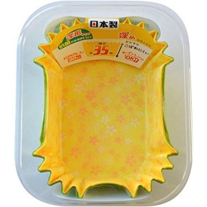 ヒロカ産業 抗菌小花おかずカップ 深形長四角(大) 20枚入 深さ約35mm 抗菌 オーブンレンジ可 日本製