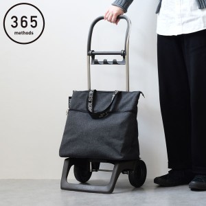 ROLSER 365メソッド×ロルサー ショッピングカート ミニジェント ダークグレー 撥水加工 反射板 シンプル 無地