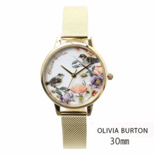 Olivia Burton オリビアバートン レディース ENGLISH GARDEN MIDI ゴールド メッシュ 腕時計 ブレスレット ステンレススチール ウォッチ 