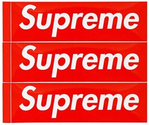 正規品 シュプリーム Supreme Box Logo Sticker 3P PACK SET ボックスロゴ ステッカー 3枚セット シール メンズ レディース ユニセックス