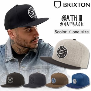 BRIXTON キャップ ブリクストン 帽子 Brixton Oath III Snapback CAP スナップバック OATH III メンズ レディース ユニセックス スケータ