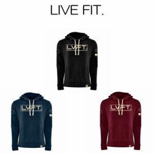 リブフィット LIVE FIT International II Hoodie パーカー プルオーバー メンズ 筋トレ ジム ウエア スポーツウェア 正規品[衣類]