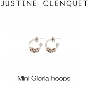 ジュスティーヌクランケ Justine Clenquet ミニ・グロリア・フープ Mini Gloria hoops ピアス 2個セット レディース [アクセサリー]