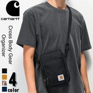 カーハート サコッシュ Carhartt ショルダーバッグ かばん ブラック 黒 クロスボディ ミニバック 定番 ロゴ 秋冬 アクセサリー ワークウ