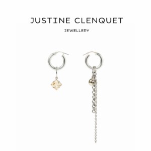 ジュスティーヌクランケ Justine Clenquet クイーン ピアス Queen earrings 2個セット ピアス レディース パラジウム スワロフスキー[ア