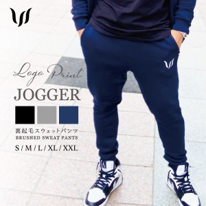 ジョガーパンツ メンズ 裏起毛 フリース WILLS FITNESS ウィルズ フィットネス EMBROIDERY SP FLEECE JOGGER PANTS スウェットパンツ 筋