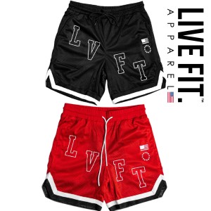 リブフィット LIVE FIT ショーツ ハーフパンツ GAME DAY SHORTS 短パン メンズ 筋トレ ジム ウエア フィットネス スポーツ トレーニング 