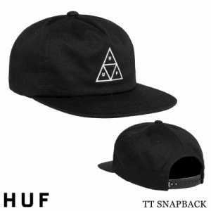 ハフ キャップ HUF SET TRIPLE TRIANGLE SNAPBACK 帽子 ブラック 黒 ハット アクセサリー スケーター スケートボード 人気 メンズ 正規品