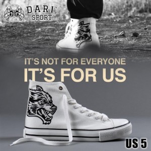 ダルクスポーツ DarcSport スニーカー ハイカット 靴 US5サイズ レディース Walk 1 DIOS High Top Shoe in Off White ホワイト 22.5cm フ