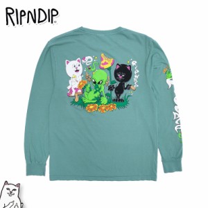 リップンディップ RIPNDIP ロンT 長袖 Tシャツ Friday Jr Long Sleeve ライトパイン トップス スケーター ストリート メンズ レディース 