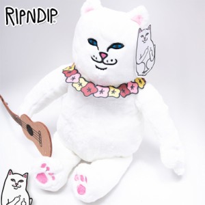 リップンディップ ネコ ぬいぐるみ RIPNDIP クッション まくら Aloha Nerm Plush Toy 雑貨 枕 アクセサリー おしゃれ かわいい ロゴ Rip 