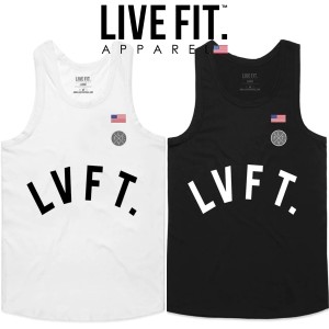 LIVE FIT リブフィット KEEPER TANK ノースリーブ タンクトップ トップス メンズ 筋トレ ジム ウエア スポーツウェア 正規品[衣類]