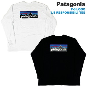 パタゴニア Tシャツ 長袖 Patagonia ロングスリーブ P-6ロゴ レスポンシビリティー ロンT 長袖 トップス ロゴ メンズ レディース ユニセ