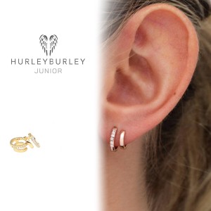 HURLEY BURLEY ハーレーバーリー ピアス 1個 右耳用 PULL DOUBLE HUGGIE HOOP EARRINGS 低刺激性 アクサセリー 誕生日 プレゼント ギフト