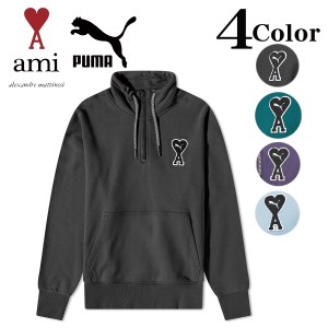 AMI Paris アミ パリス プーマ コラボ ハーフジップ トレーナー PUMA X AMI HALF ZIP スウェット メンズ レディース ユニセックス 正規品