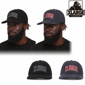 XLARGE キャップ エクストララージ Conference Snapback 帽子 コーデュロイ スナップバック ロゴ トップス ストリート メンズ レディース