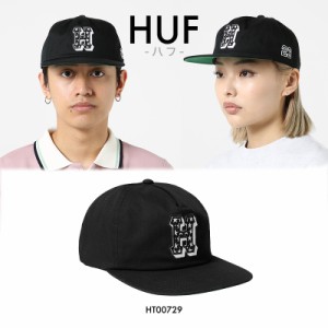 ハフ キャップ HUF H-STAR SNAPBACK HAT 帽子 ブラック 黒 ハット アクセサリー スケーター ストリート系 スケートボード 人気 メンズ 正