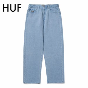 ハフ デニム パンツ HUF CROMER PANT ライトブルー ジーンズ オーバーサイズ スケーター ストリート系 スケートボード 人気 メンズ 正規