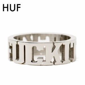 ハフ 指輪 HUF FUCK IT RING リング シルバー プレゼント アクセサリー スケーター ストリート系 スケートボード 人気 メンズ 正規品 AC0